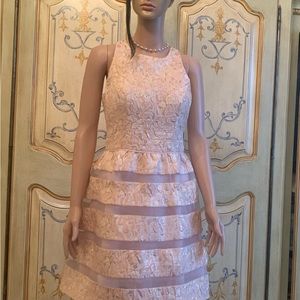 Aidan Maddox size 6 peach color party dress